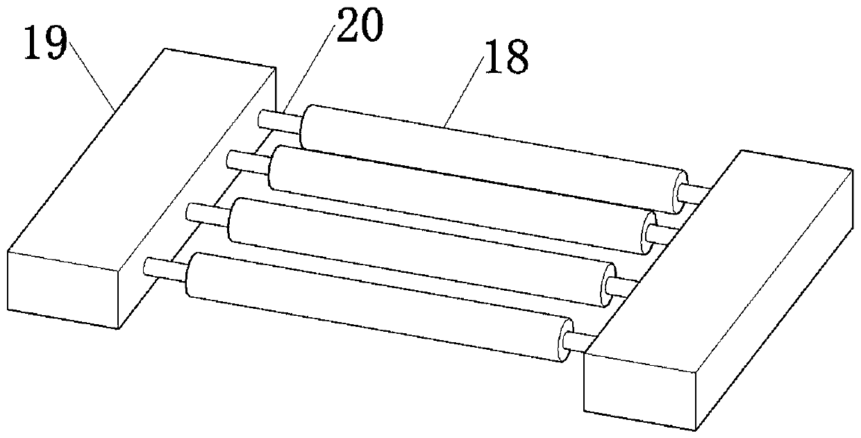 Polishing device used for sheet metal machining