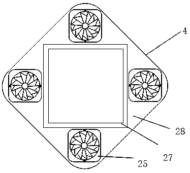 Aerial suspension enrichment detection device and method for crop disease spores