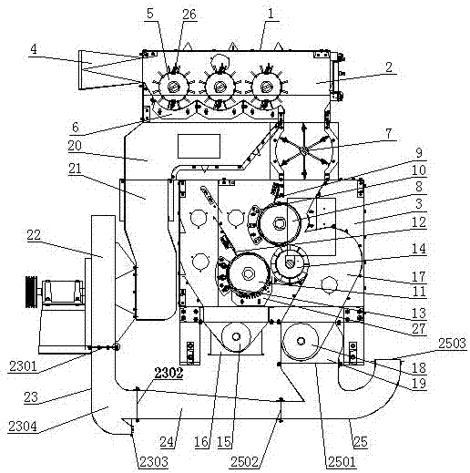 a cotton cleaning machine