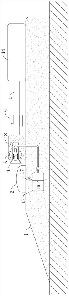 A buffer type underground parking lot limit system with sound function