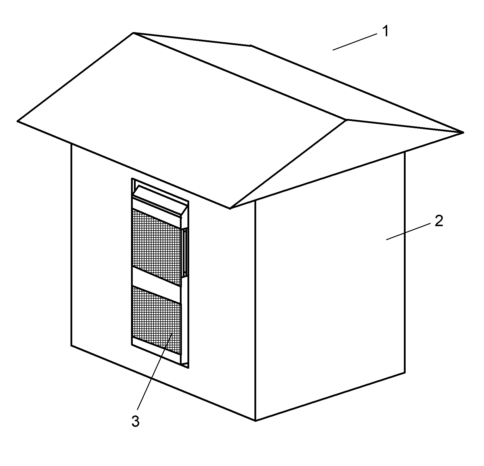 Heat exchange device and heat generating element containing device using same