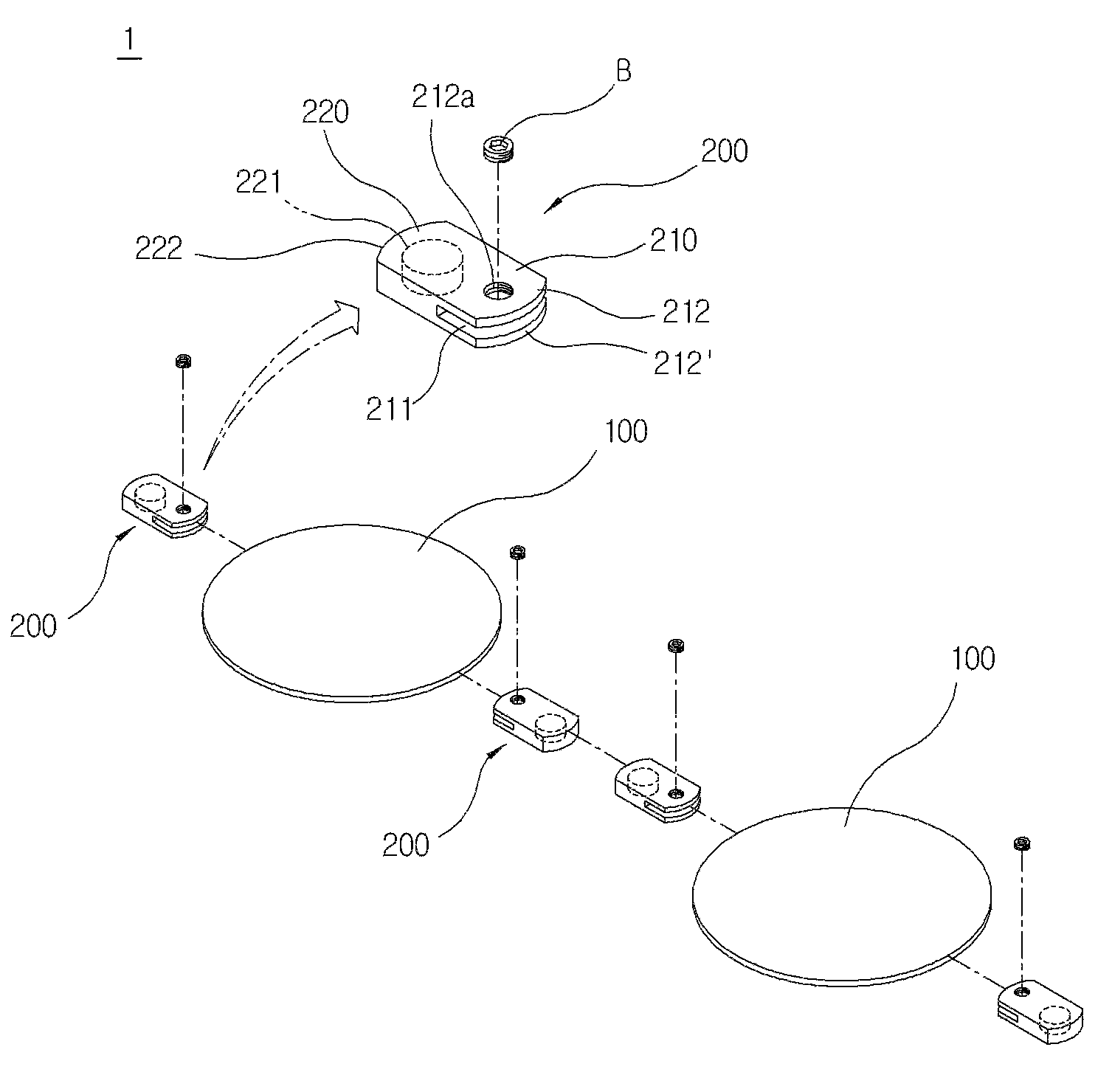 Accessory having decorative coin ornaments and connectors