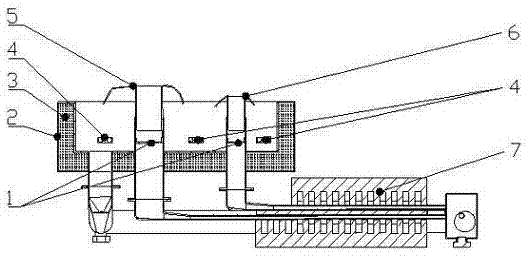 Double-wave crest generator with electromagnetic pump