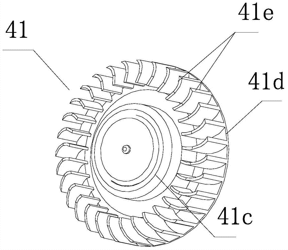 Three-dimensional air supply wind wheel, wind wheel type DC fan and three-dimensional air supply mask