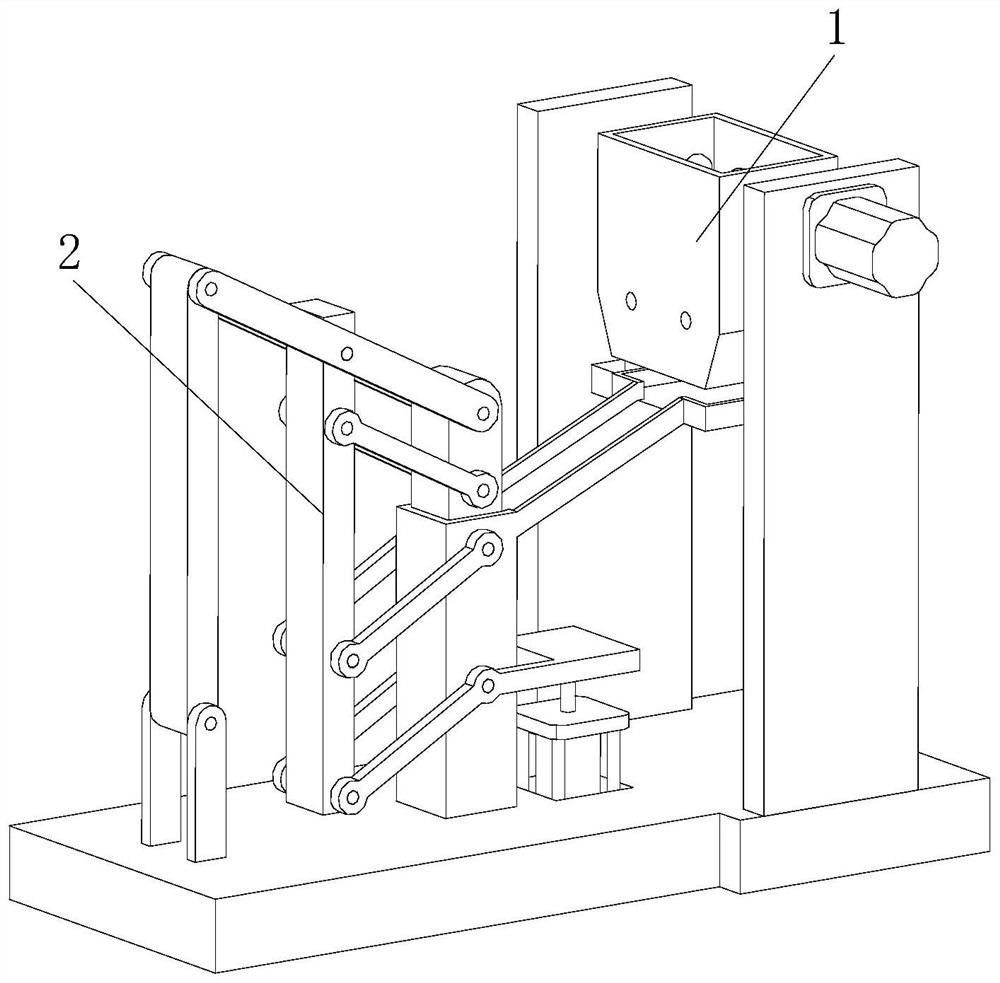 Crushing and compressing device for waste classification