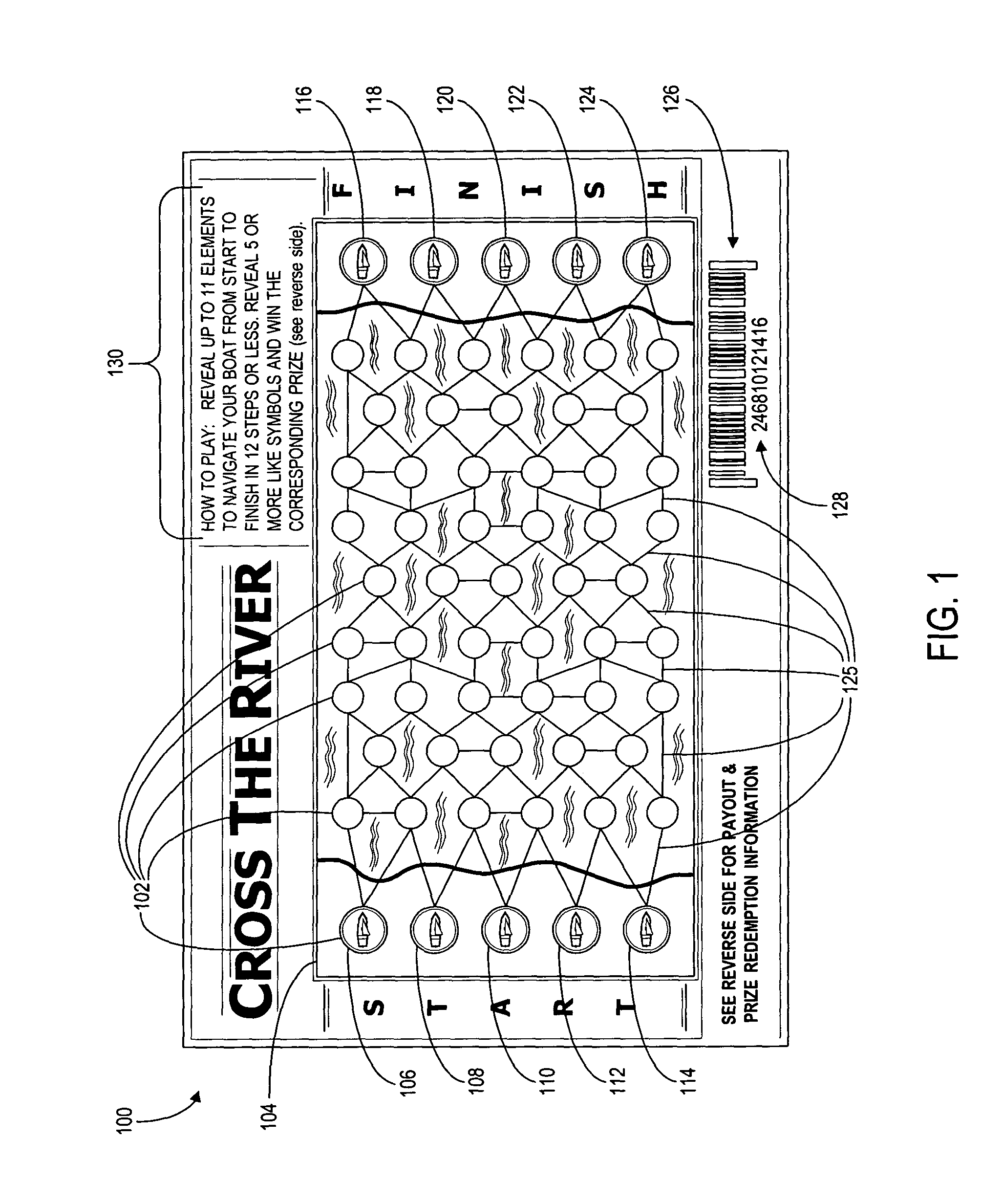 Lottery game card and method for conducting a lottery game