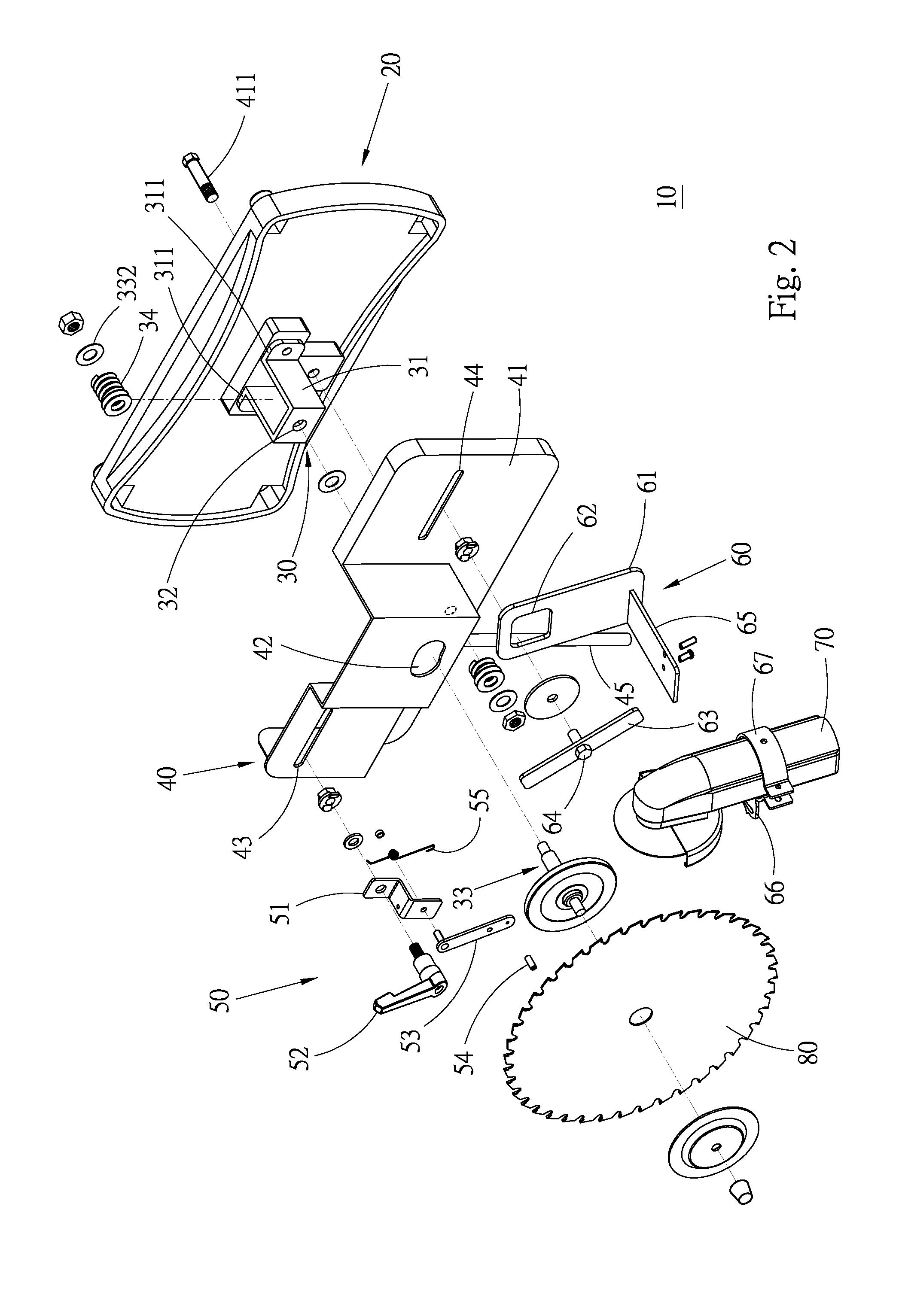 Bed-type circular saw blade grinder