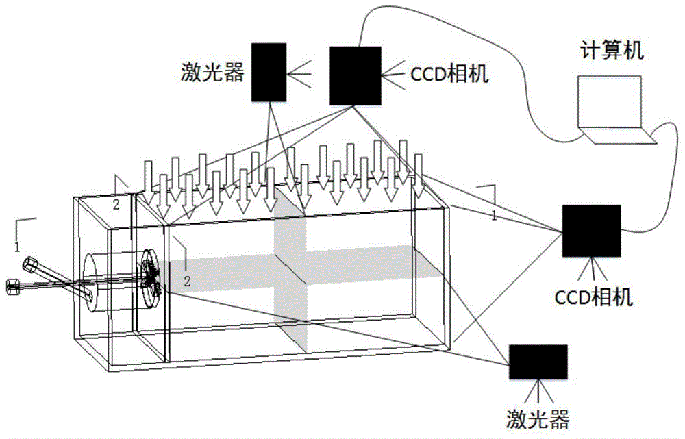 Visual observation test system and method for muck flow characteristics of single-circle shield tunneling silo