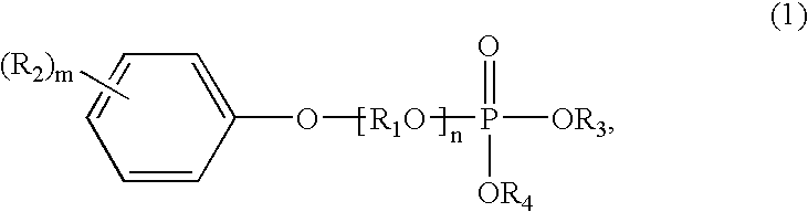 Pesticide formulations containing phosphate ester surfactant and alkoxylated lignosulfonate