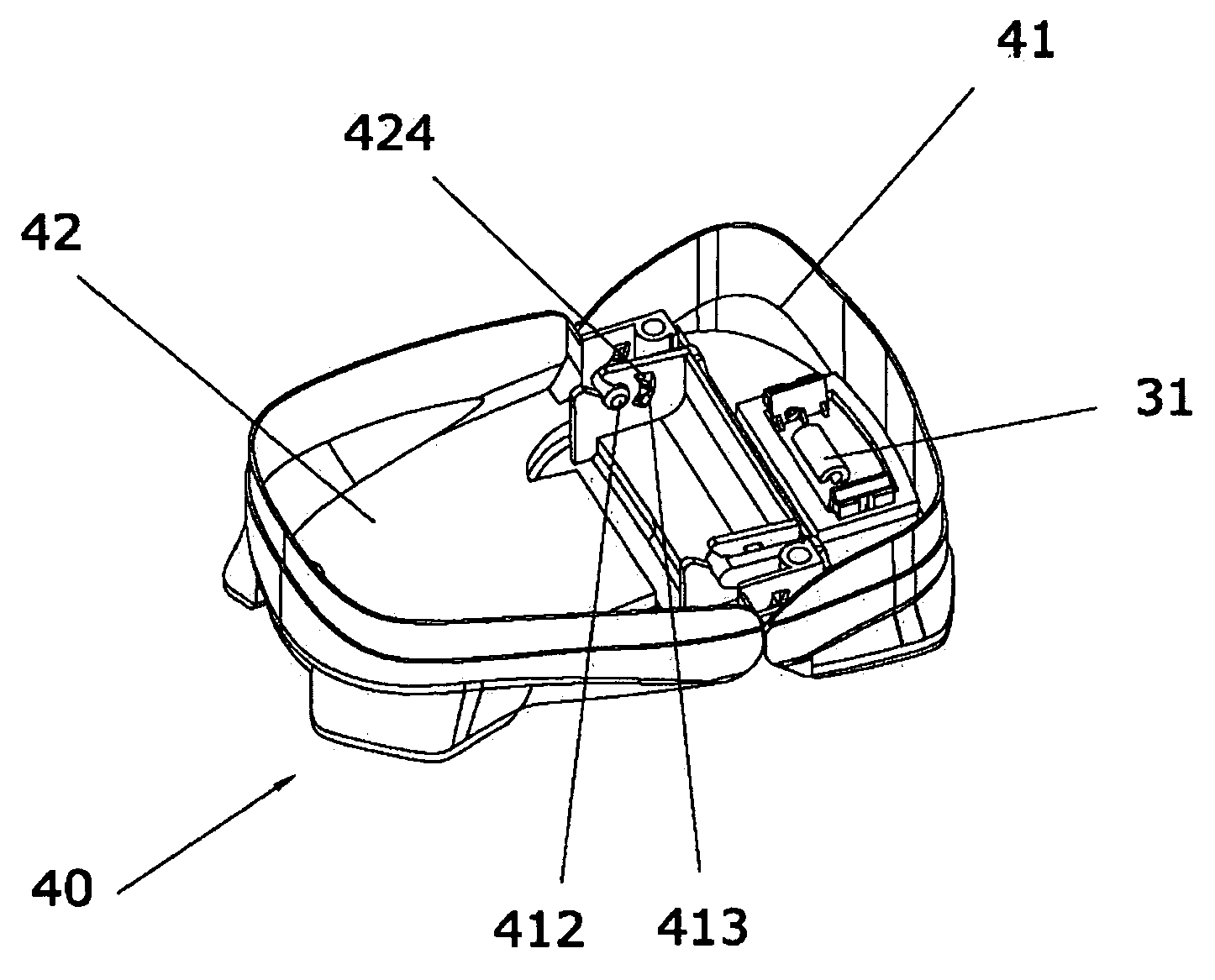 Base structure of golf club bag