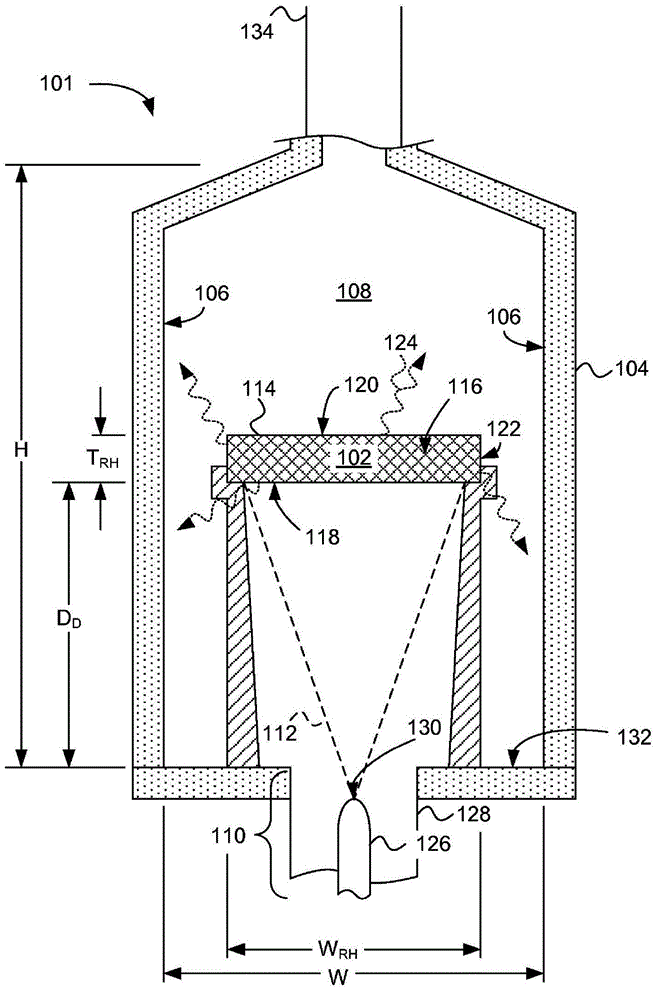 Fuel combustion system with a perforated reaction holder