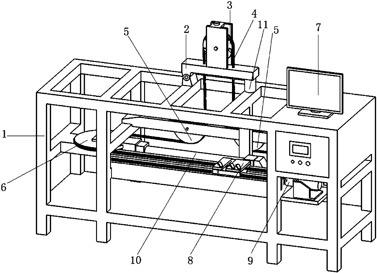 Static friction force testing system for elevator speed limiter