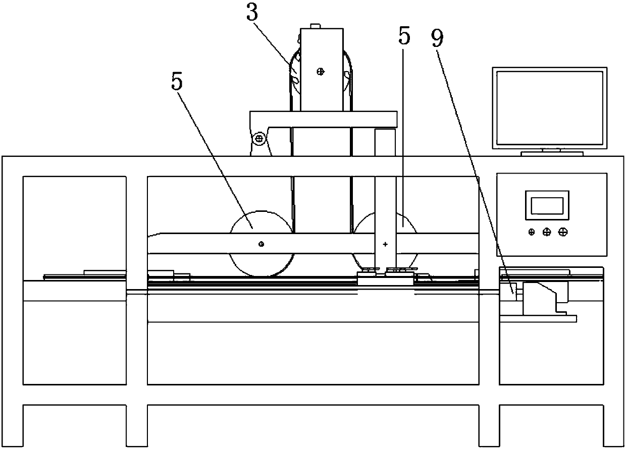 Static friction force testing system for elevator speed limiter