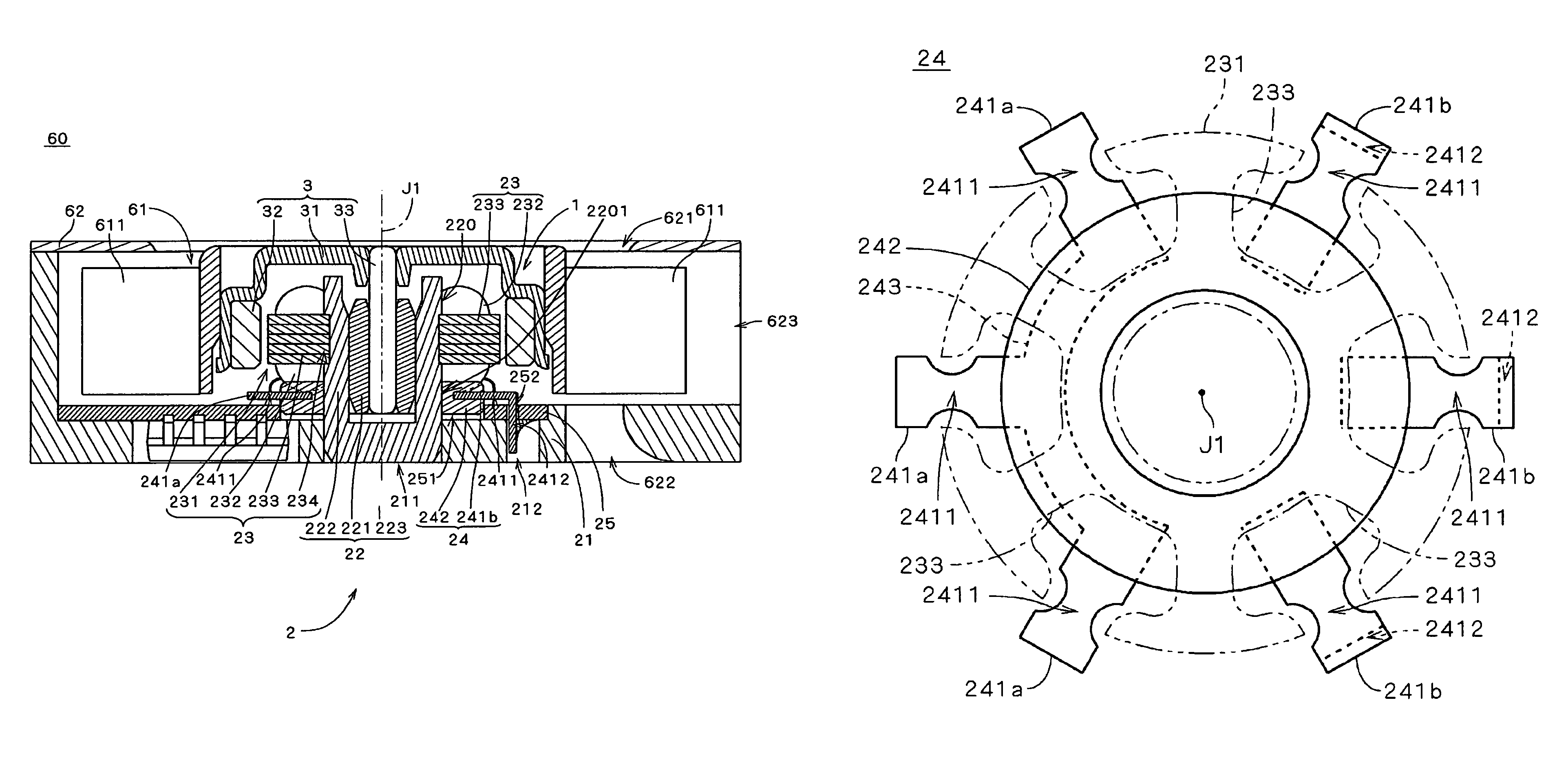 Method of manufacturing stator unit, and motor using the stator