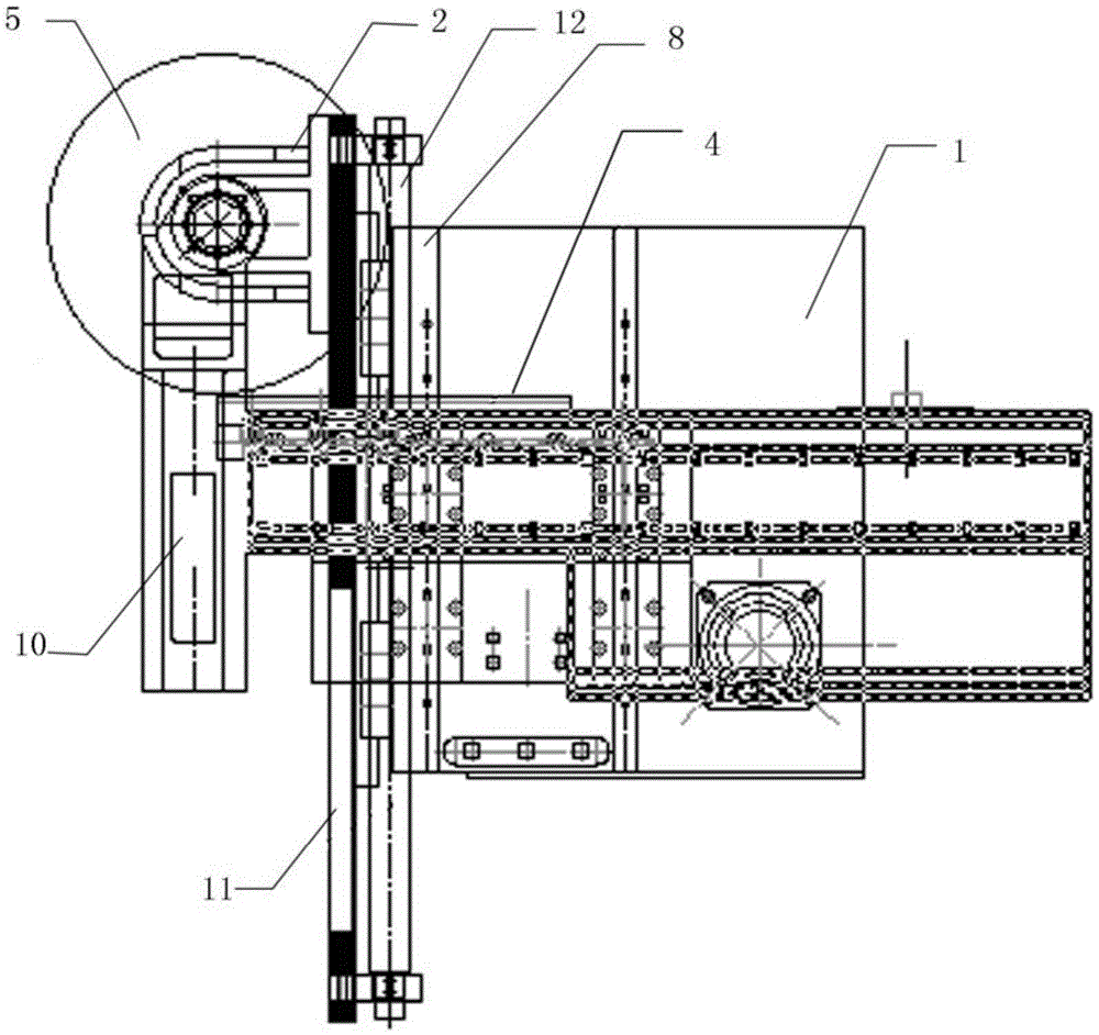 A pipe bending device for a pipe bending machine used for forming heat transfer tubes of nuclear power evaporators