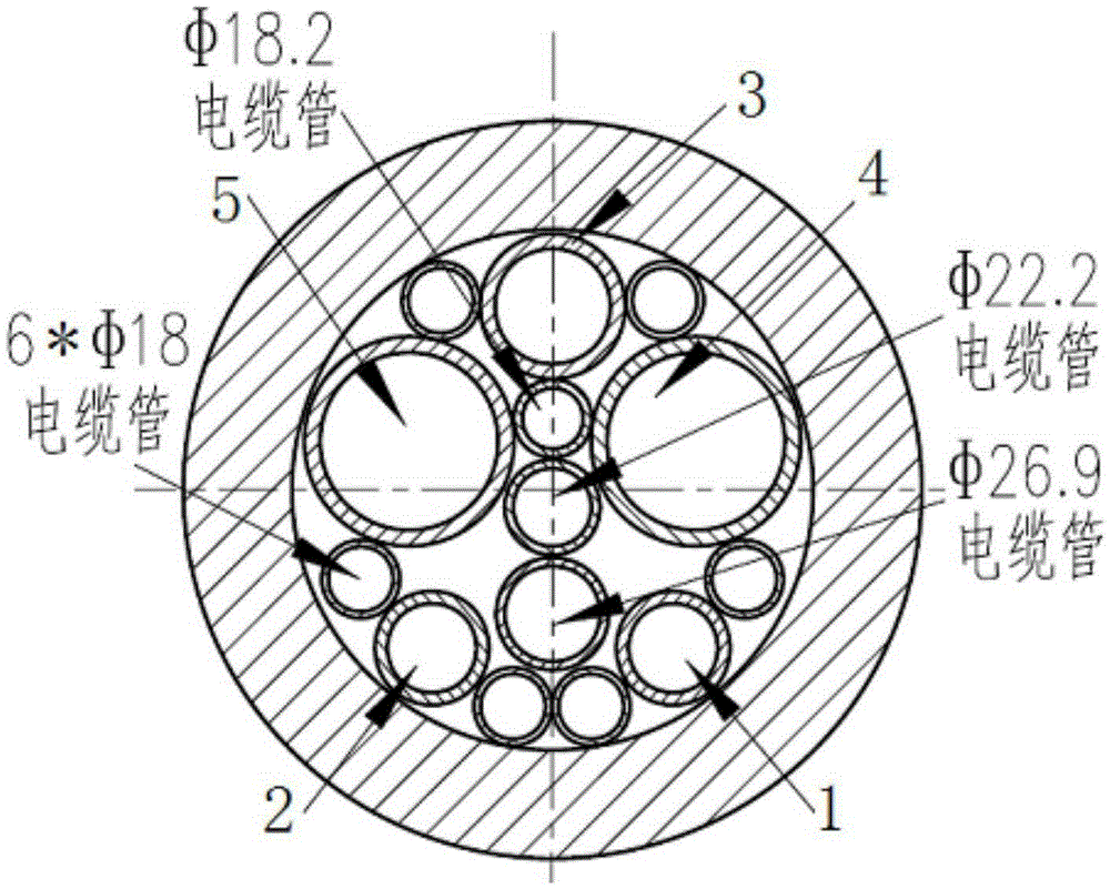 Seven-channel rotating joint device