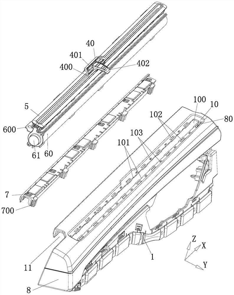 Vehicle sunshade curtain cover plate and vehicle sunshade curtain cover plate mounting structure