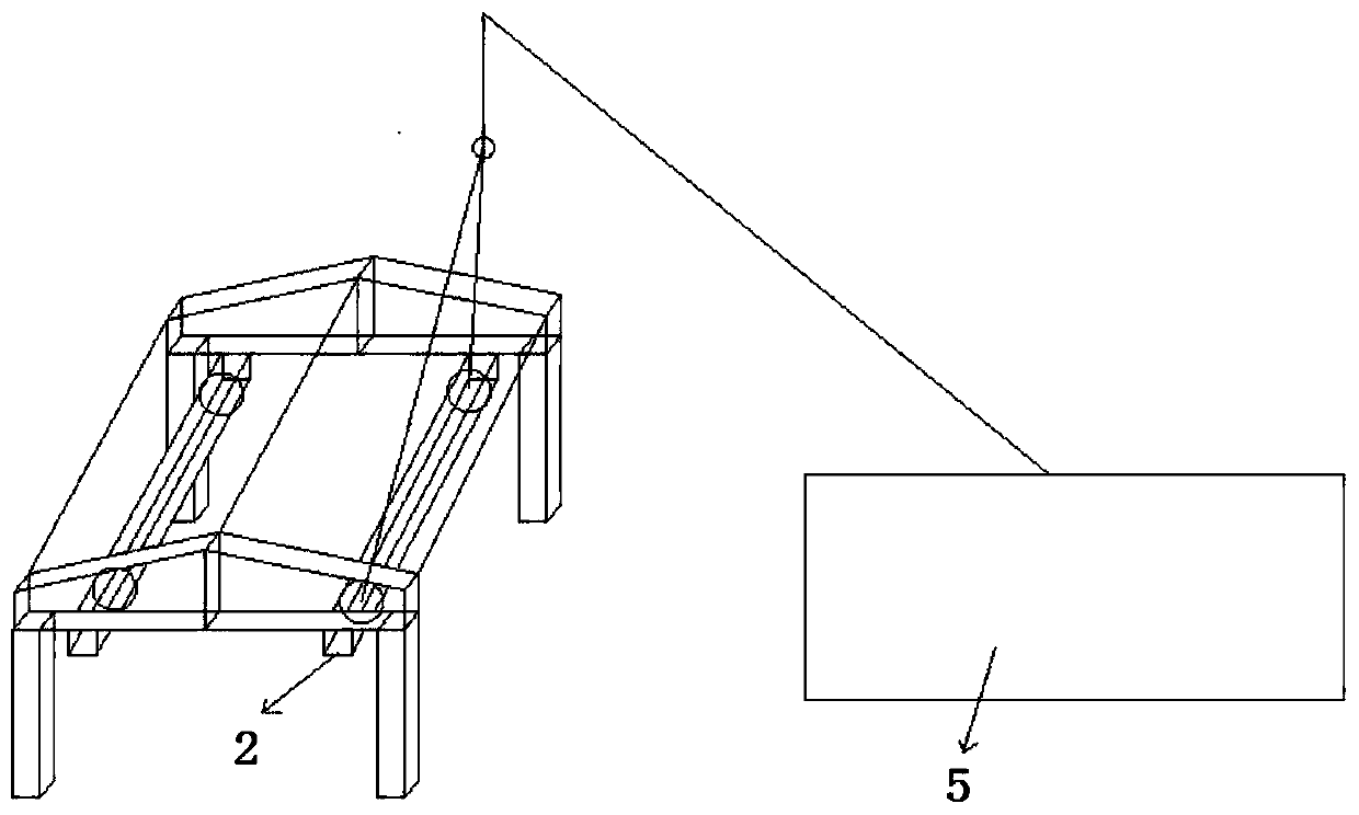 Roof truss hoisting method