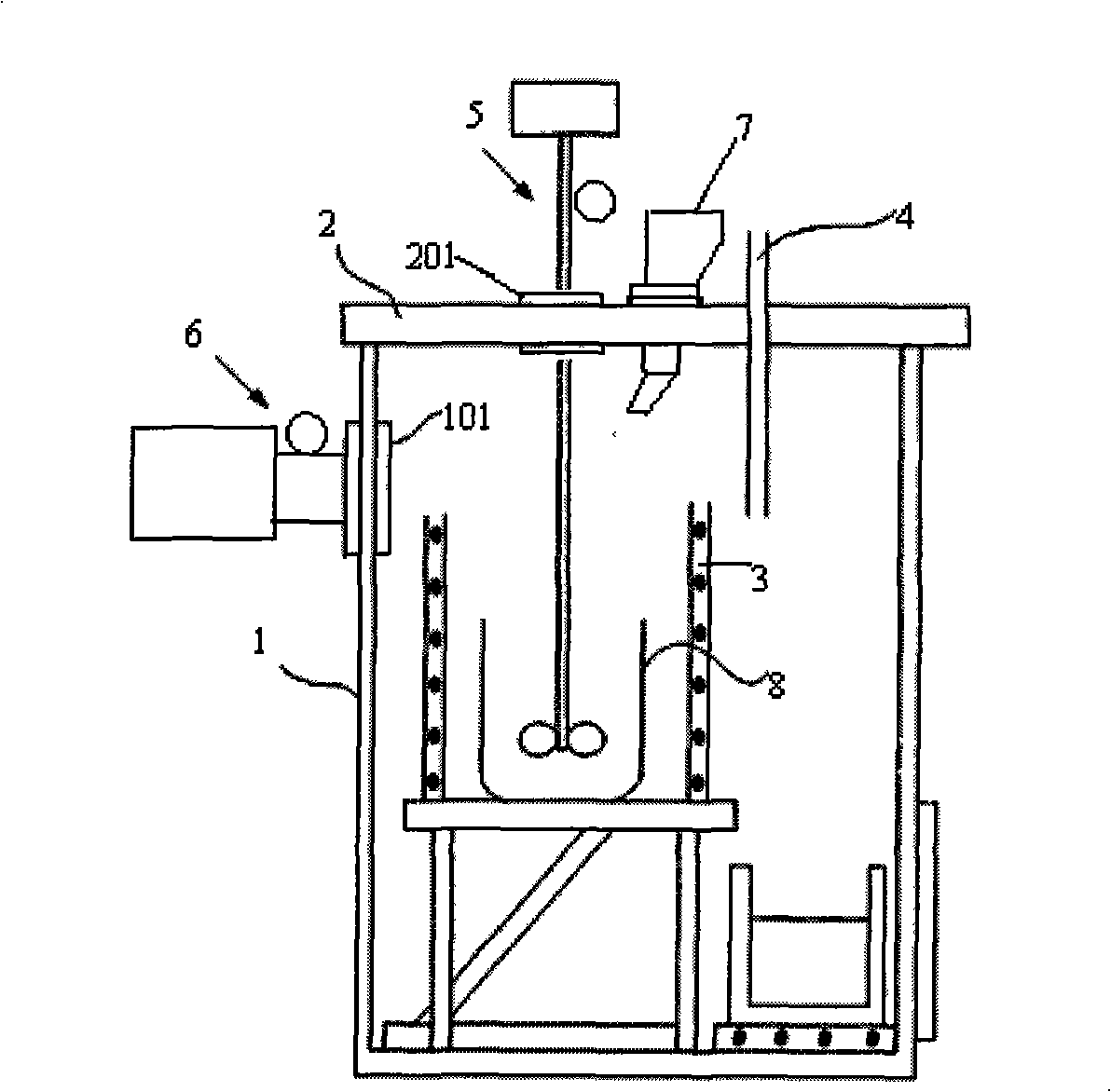 Smelting furnace with mechanical agitation and high-energy ultrasonic processing and smelting method thereof