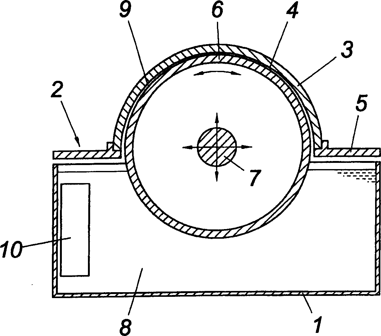 Method for electroplating a cylindrical inside surface of a work-piece-extending substantially over a semi-circle