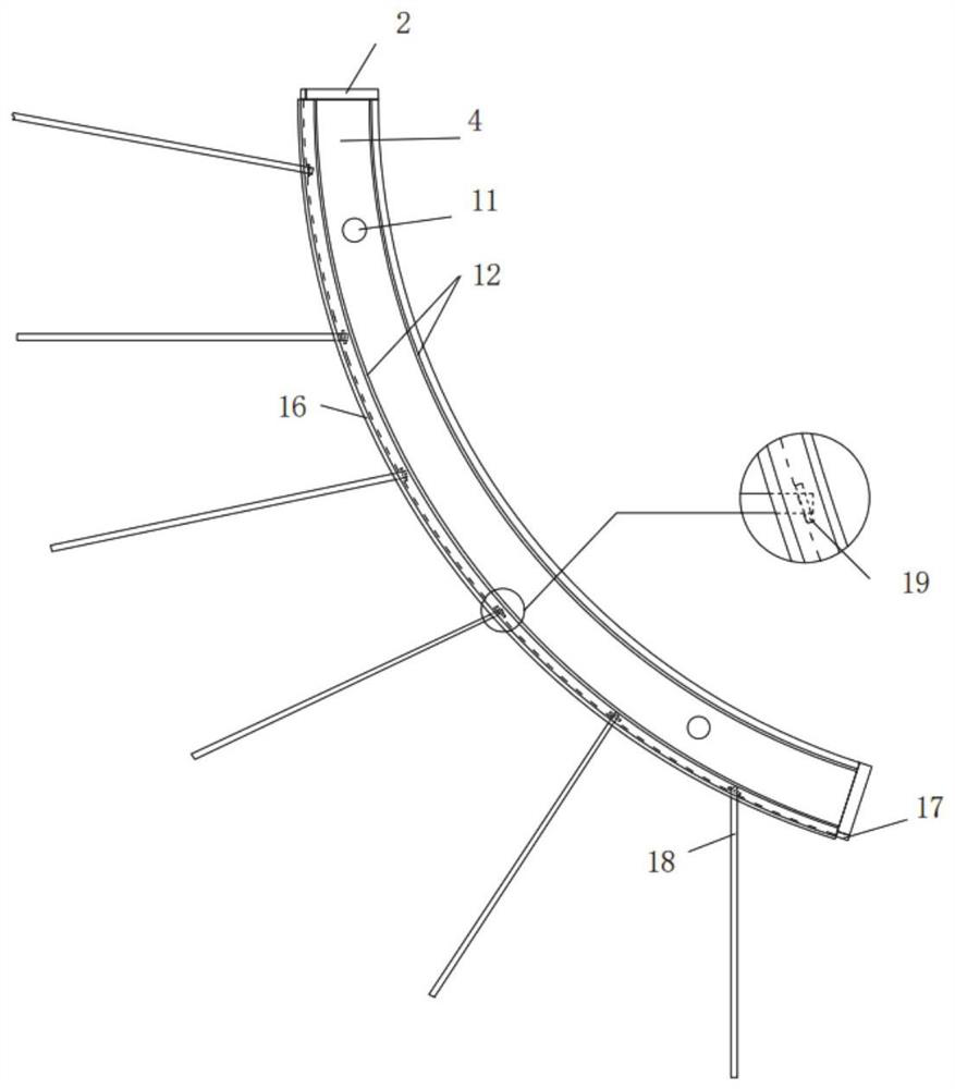 Tunnel connection channel rapid construction method based on telescopic steel pipe piece