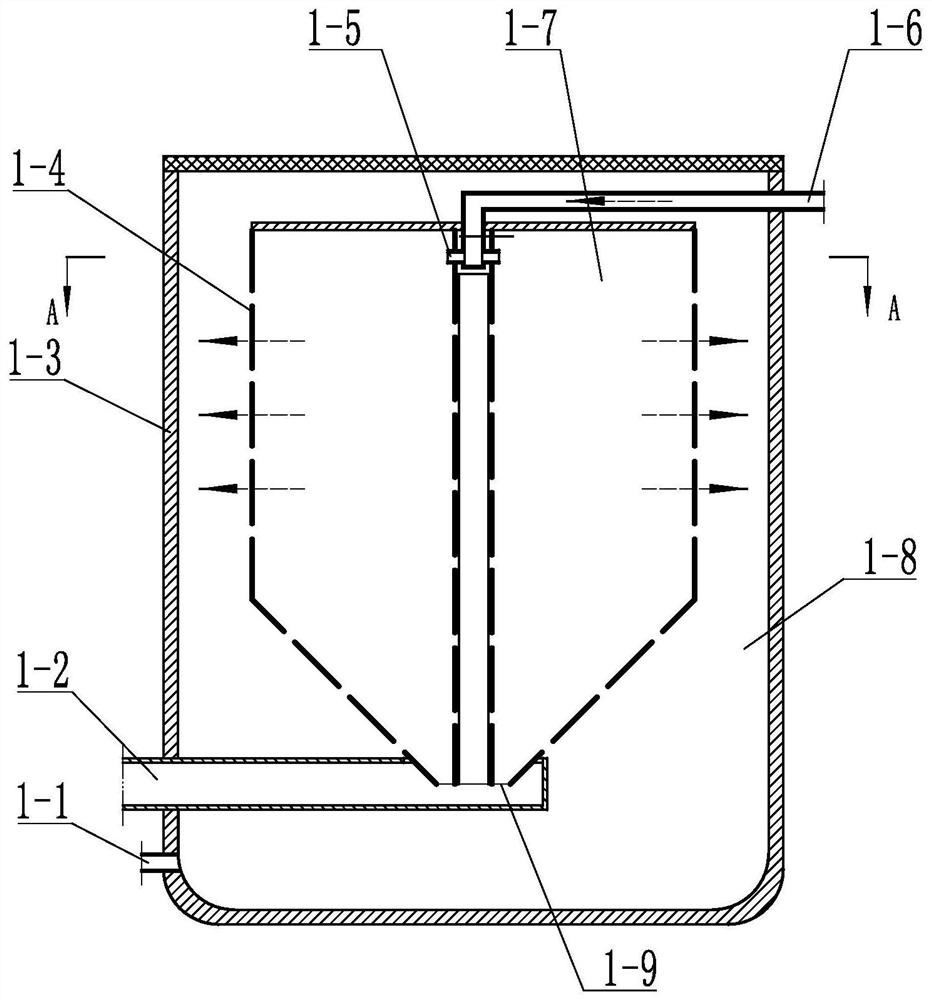 Under-floor heating pipe cleaning sand recovery device and under-floor heating pipe cleaning device comprising same
