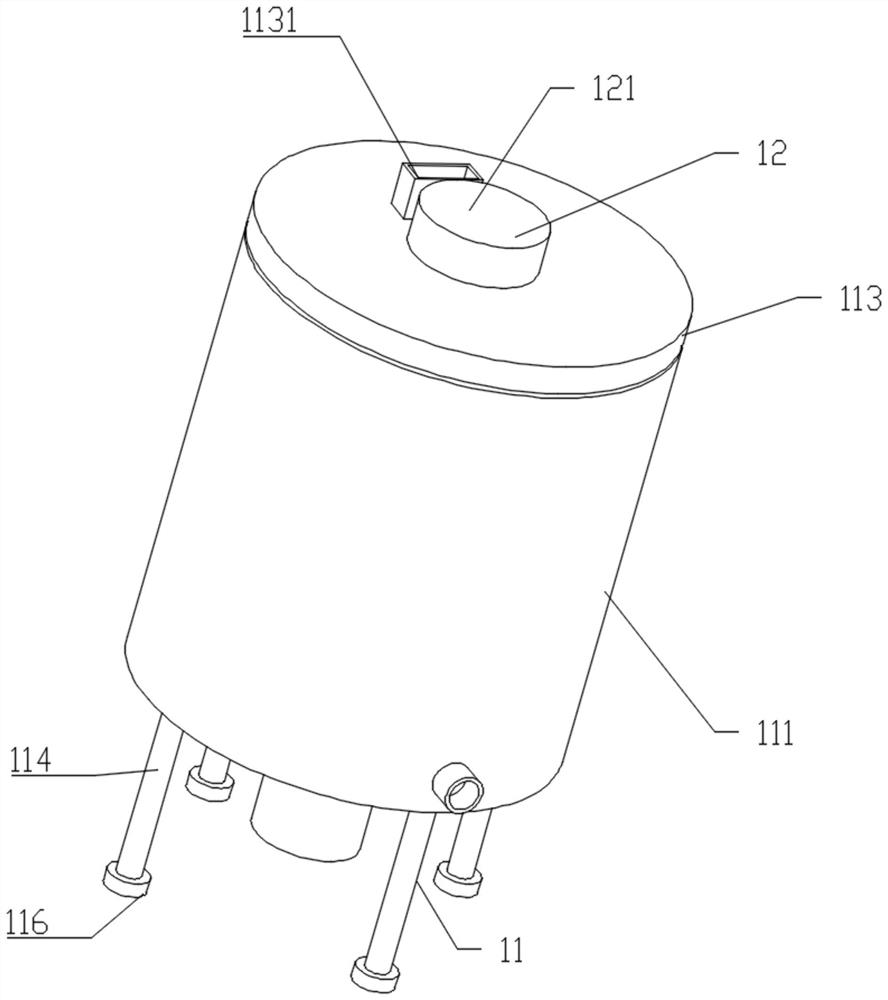 Chemical nickel aging liquid treatment device