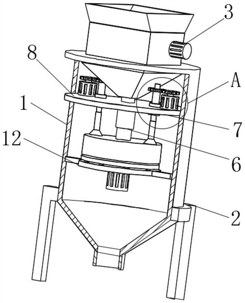 A kind of Chinese herbal medicine crushing device