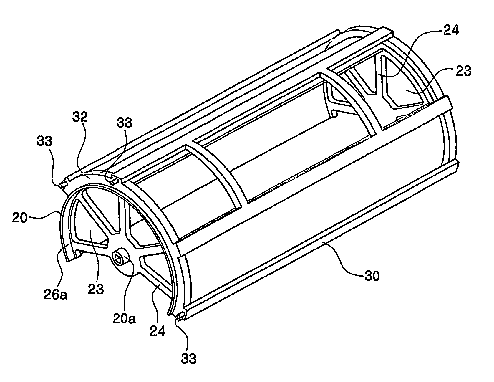 Mode door for the automotive vehicle air conditioning system