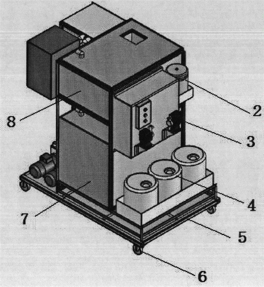 A metalworking fluid filtration system