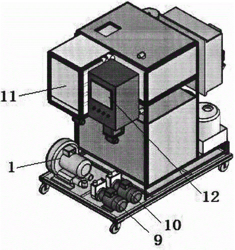 A metalworking fluid filtration system