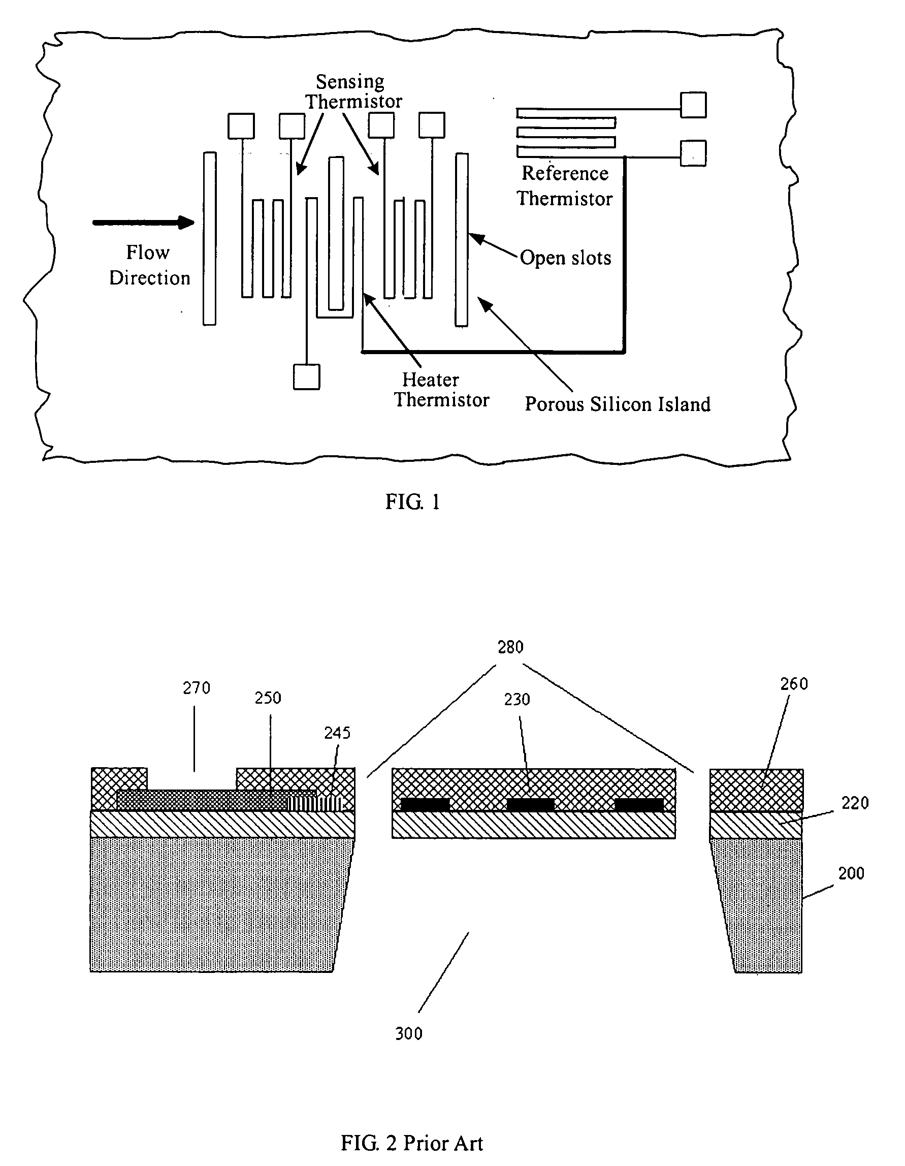 Micromachined Thermal Mass Flow Sensor With Self-Cleaning Capability And Methods Of Making the Same