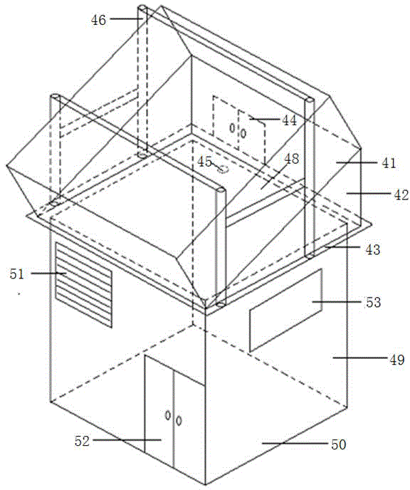 Photovoltaic research workbench and house model integrative experimental system