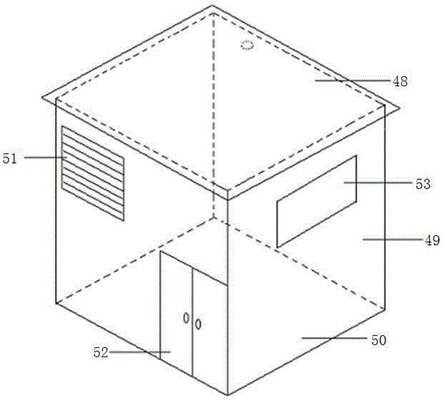 Photovoltaic research workbench and house model integrative experimental system