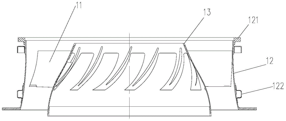 Welding back ventilation protection device and welding back ventilation method