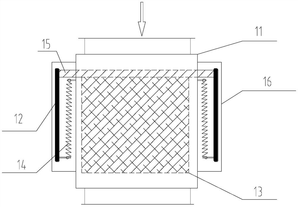 Buffering air locking device