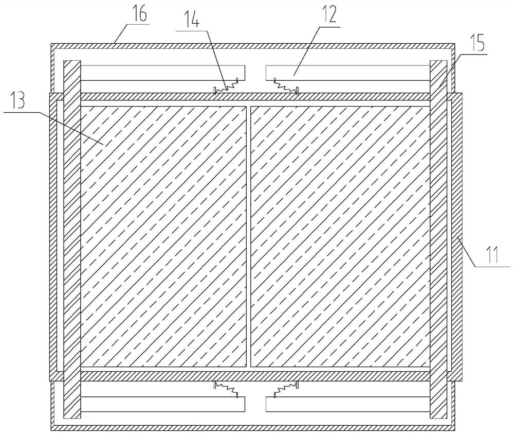 Buffering air locking device