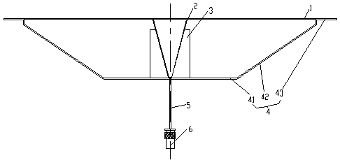 Omnidirectional ceiling antenna integrated with building