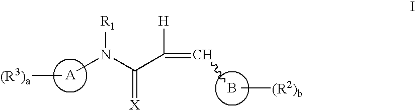 Aryl and heteroaryl propene amides, derivatives thereof and therapeutic uses thereof