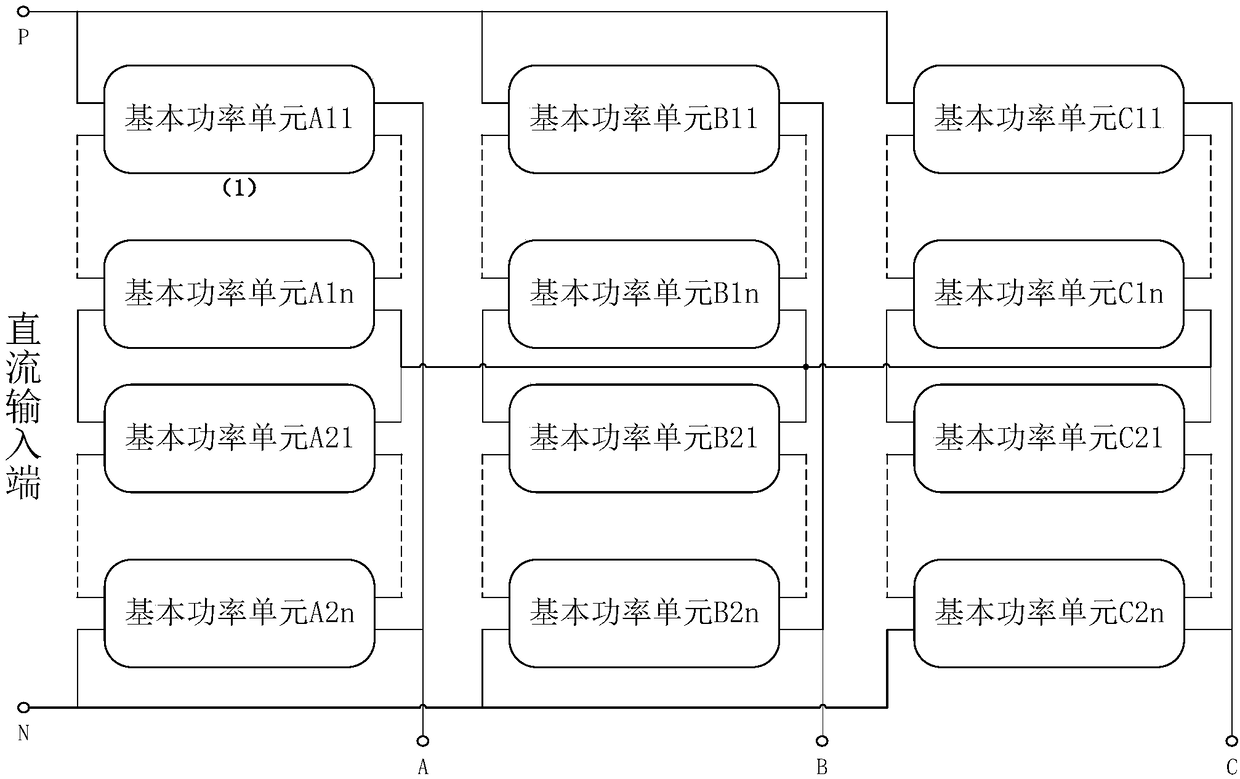 Distribution network high-frequency isolated type flexible direct-current converter