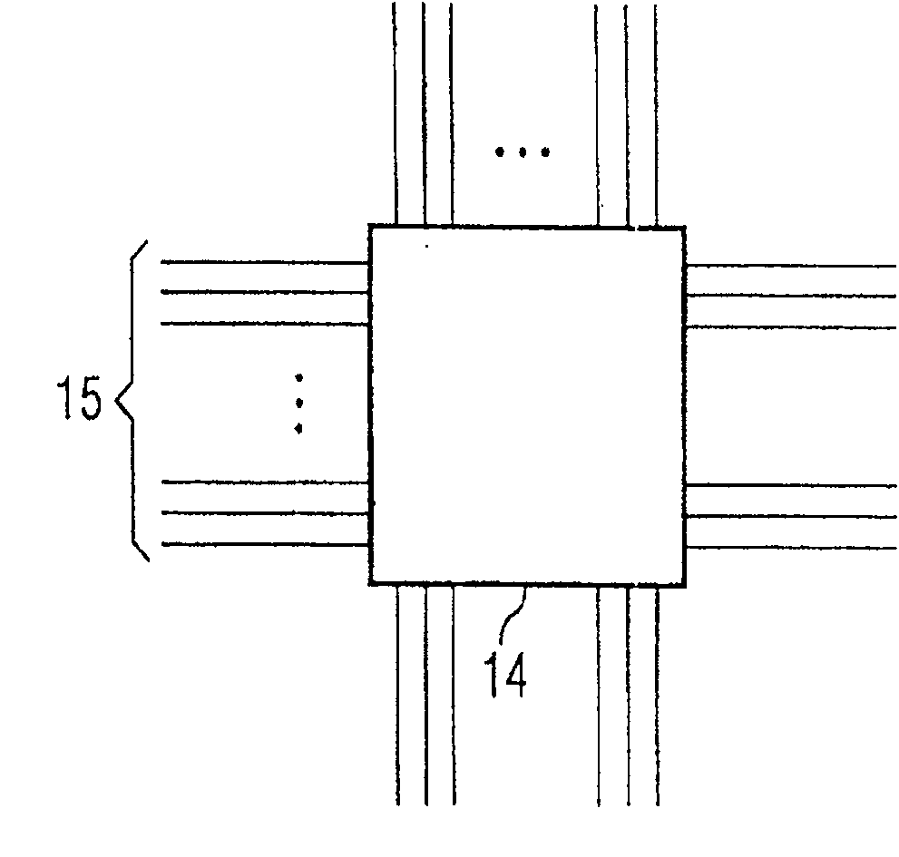 Configurable logic component without a local configuration memory and with a parallel configuration bus