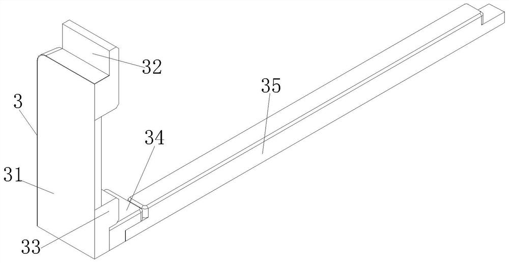 Engineering machinery covering part frame structure convenient to install