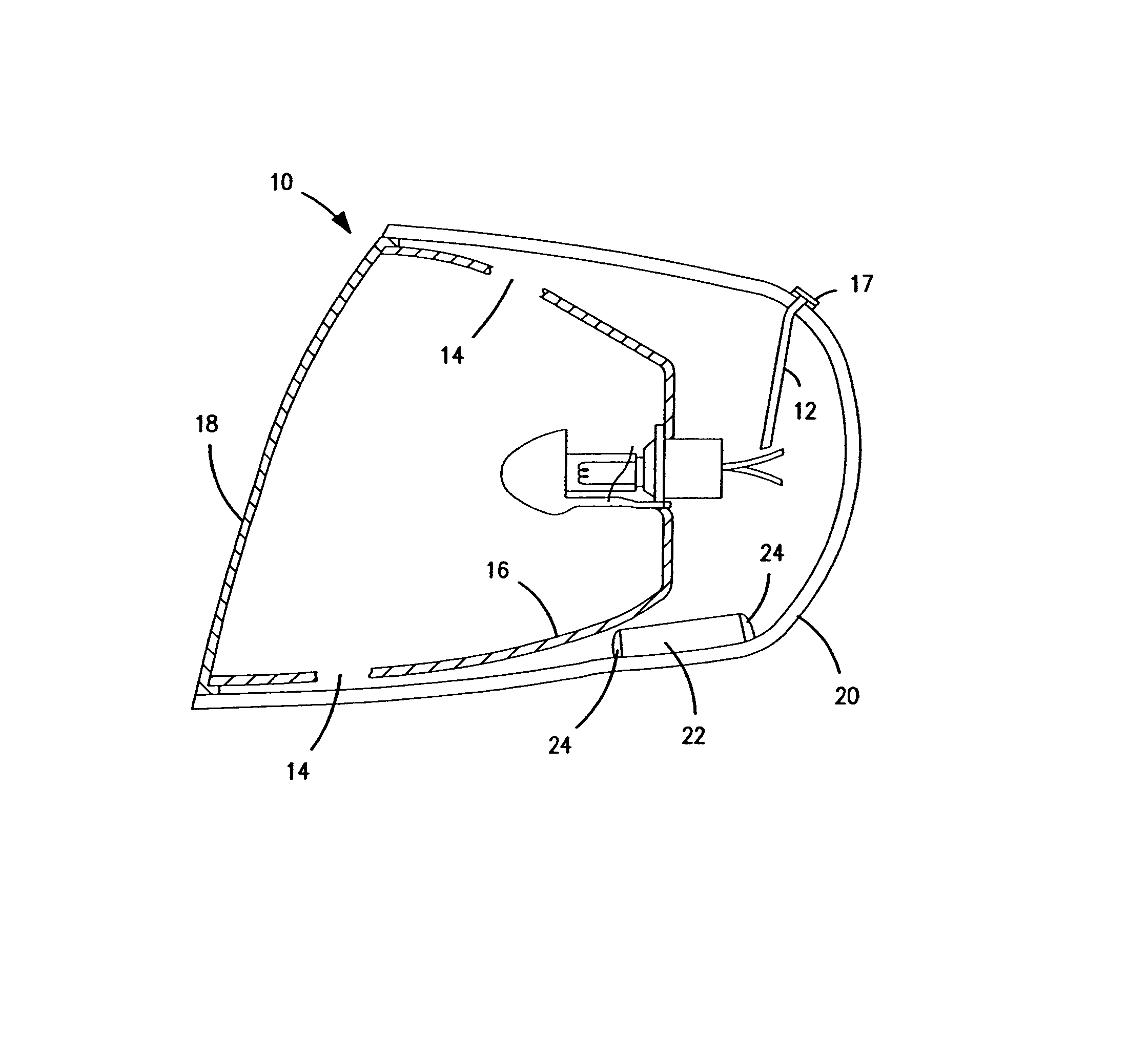 Venting system for minimizing condensation in a lighting assembly