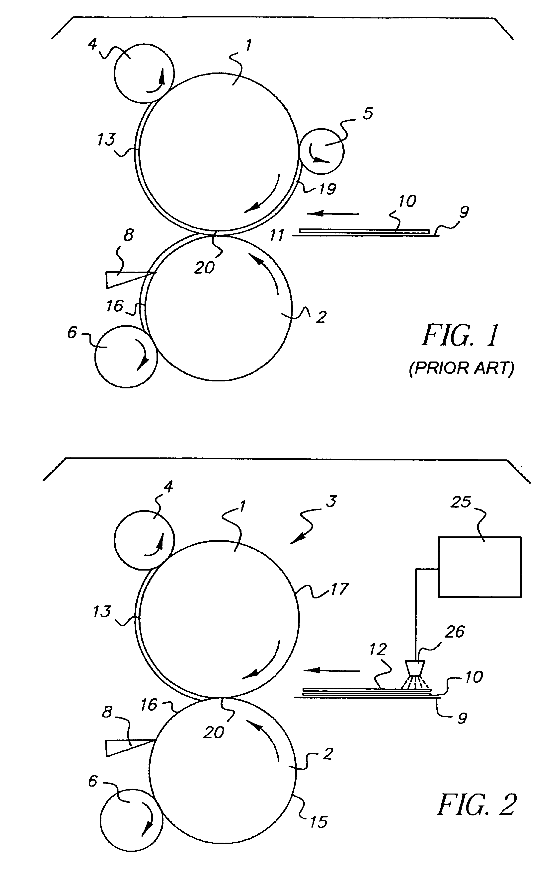 Procedure for fixing of toner on a print material and fixing device