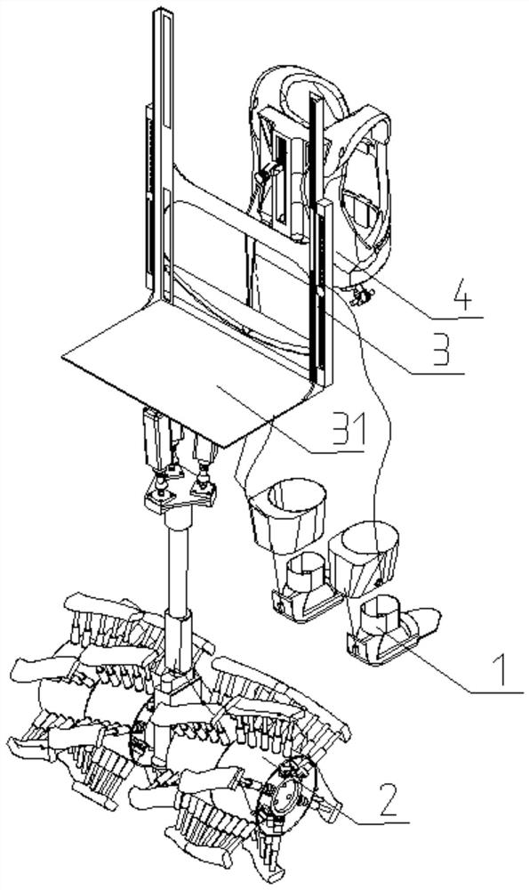 A simple-structured power-saving and labor-saving handling device