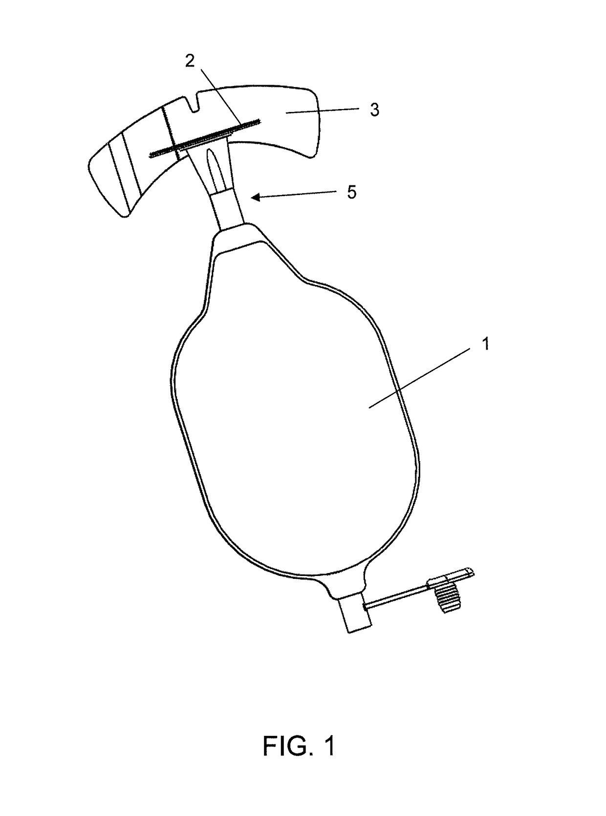 Incontinence device with atmospheric equilibrium valve assembly