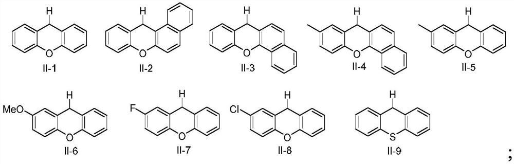 Preparation method of 9-aryl xanthene compounds