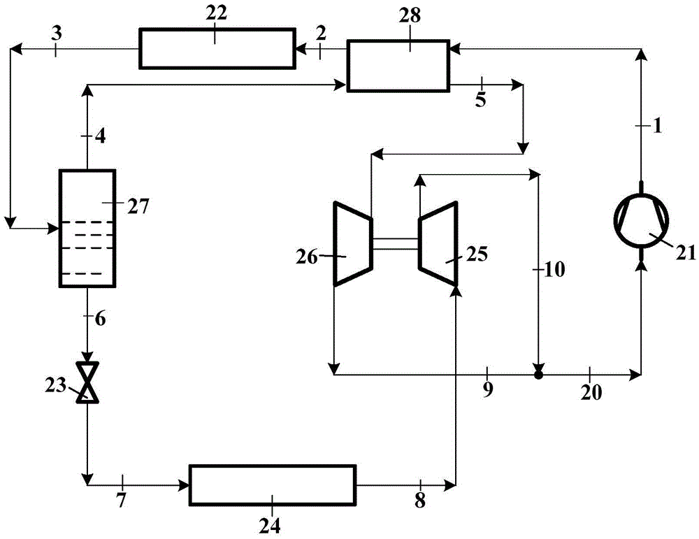 Vapor Compression Refrigeration Cycle Expansion Work Recovery System