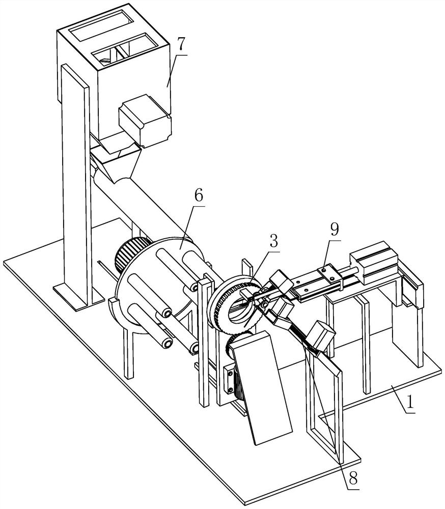 A meat filling formula for crispy sausage, automatic processing equipment and processing method thereof