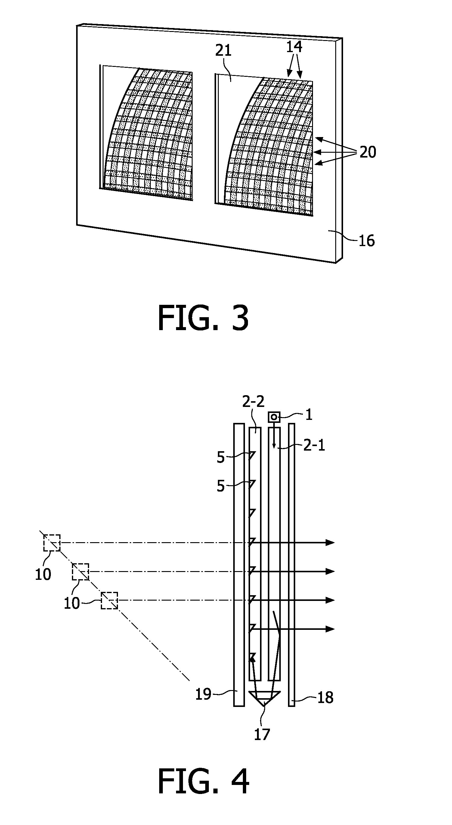 Lamp having plurality of optical extraction structures